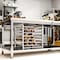 Amgood AmGood 6 Tier Under Table-Mounted Aluminum Sheet Pan / Bun Pan Rack. 28 in. x 23 in. x 25 in. BPR TM-FULL-6-Z - alternate 4